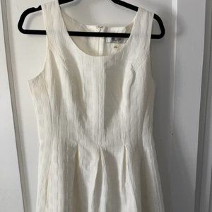 White, bridal shower dress with pockets